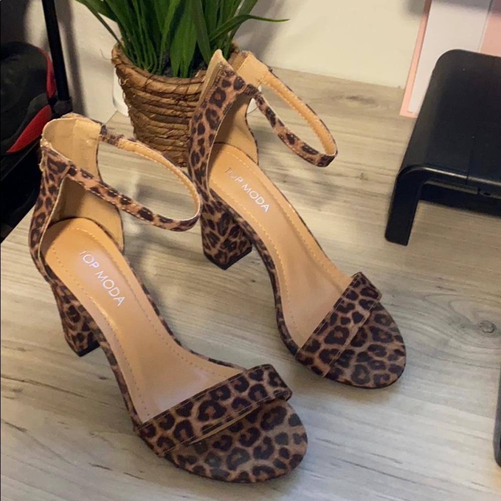 Leopard heels